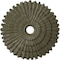 Ekena Millwork Eryn Ceiling Medallion (Fits Canopies up to 4"), 24 3/4"OD x 3 1/4"ID x 1 7/8"P, Spartan Stone CM24ENSSF - alternate 1